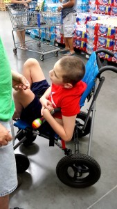 sampling stuff at Sam's club!!